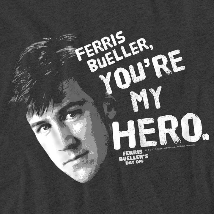 Immagine prodotto Ferris Bueller´s Day Off Ferris Bueller's Day Off My Hero Maglietta Adulto Unisex (XL)