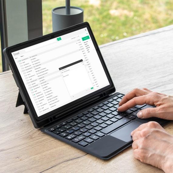 Image du produit Mobilis Case C2 Tab A9 Clavier français Touchpad (Galaxy Tab A9+)