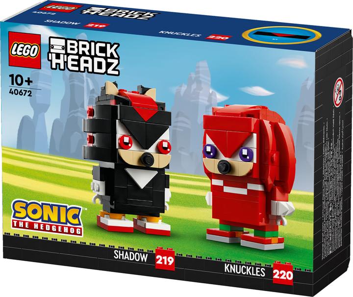 Immagine prodotto LEGO BrickHeadz Sonic the Hedgehog Knuckles e Shadow (40672, LEGO Brickheadz)