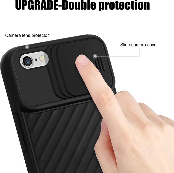 Immagine prodotto Cadorabo Cover in TPU con protezione della fotocamera (Apple iPhone 6 Plus)