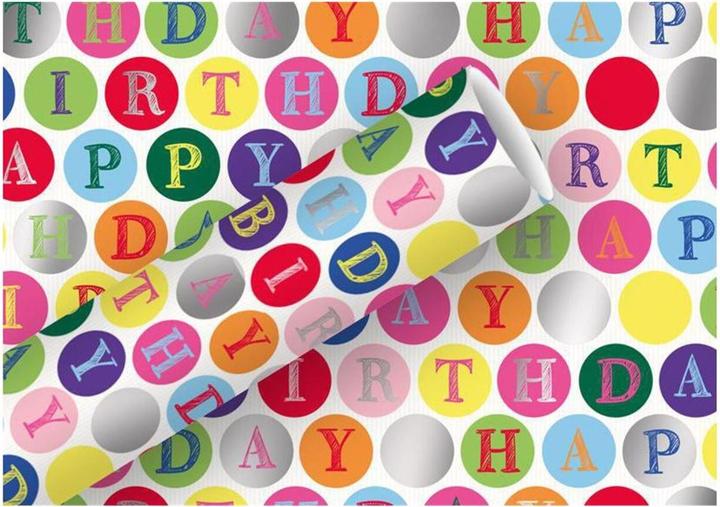 Braun + Company Happy Birthday (Geschenkpapier, 1 x)