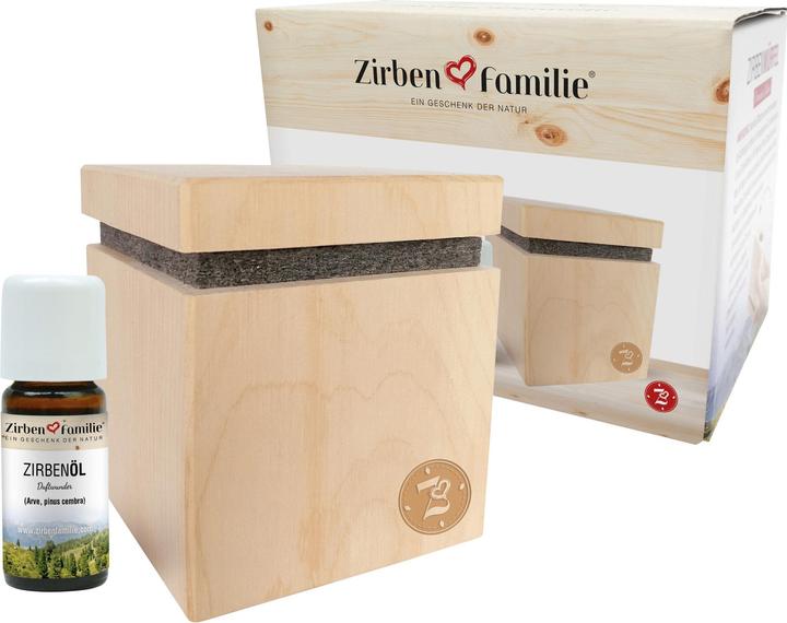 Image du produit ZirbenFamilie Cube d'arolle Orignal Premium (10 ml)