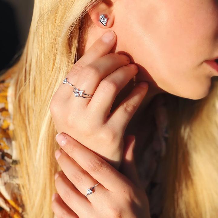 Image du produit Candy Clous d'oreille Lizzie, argent sterling 925 (Argent massif de 925, Argent sterling 925)