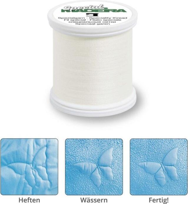 Produktbild Madeira Spezialgarn Wash Away Heftfaden (200 m)