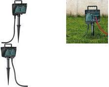 Actual product image Brennenstuhl Garden socket with earth spike (4 x, CEE 7/3, 1.40 m)