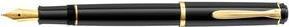 Produktbild Pelikan Füllhalter P 200, schwarz, Federbreite: F vergoldete Edelstahlfeder, vergoldeter -Schnabel-Clip (Schwarz, 1 x)