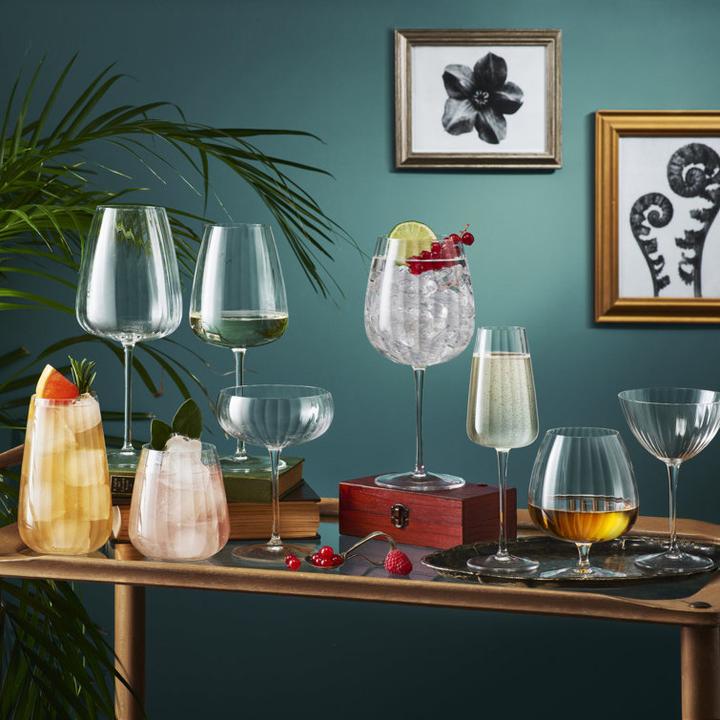 Actual product image Luigi Bormioli Optica 750 ml red wine glass, 4 pieces, Transparent (75 cl, 4 Glasses, Red wine glasses)