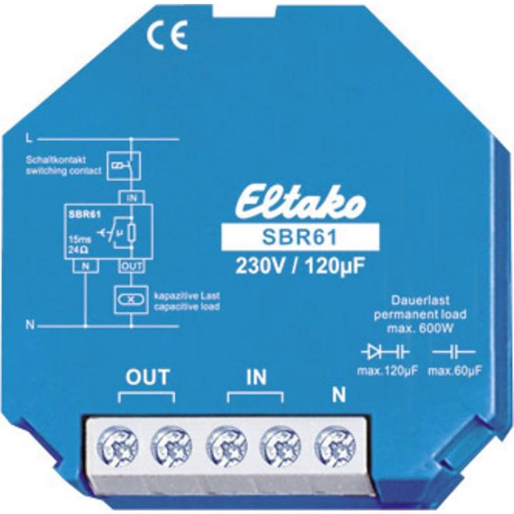 Eltako Relais limiteur de courant capacitif microfarad. Aucun contact (Actionneur de commutation)