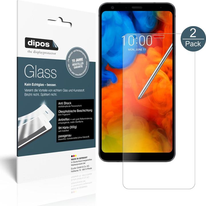 Actual product image Dipos Screen Protector Anti-Shock (1 Piece, LG Q8 2018)