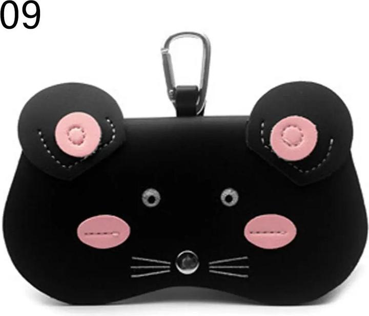 Image du produit Only-Bags.Store Cartoon Portable Sun Eye Glasses Box PU Leder Brillenetui Sonnenbrille