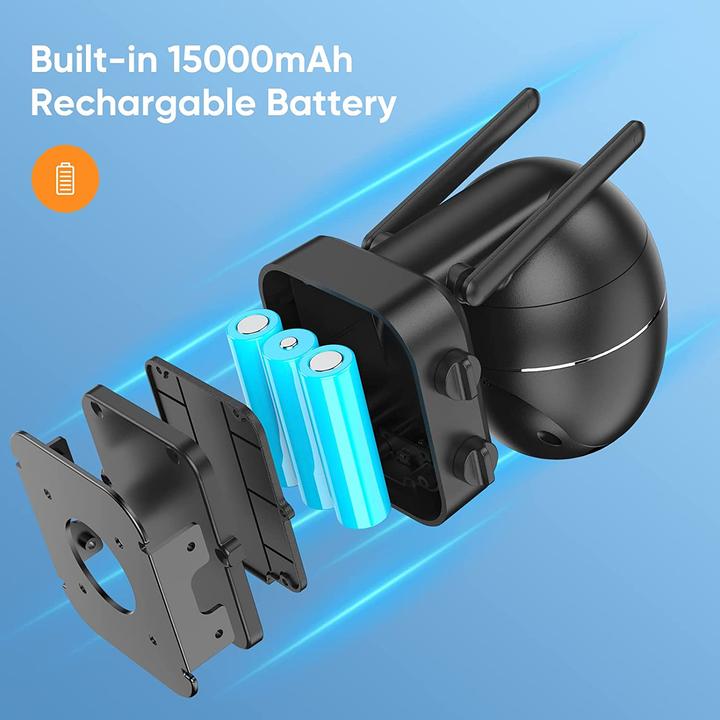 Actual product image Helidallr Security camera (+32GB SD)