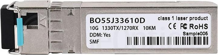Actual product image CBO Meraki SFP-10G-BX-D Compatible BlueOptics SFP+ BO55J33610D