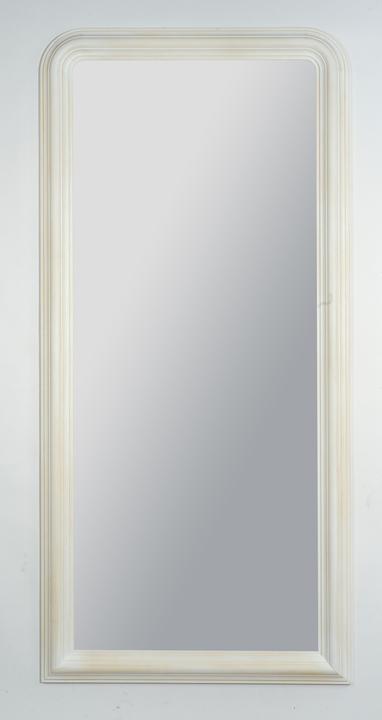 Produktbild Mo.Wa Spiegel Antik Rahmen Holz / Farbe weiss Antik (87 x 187 x 4 cm)