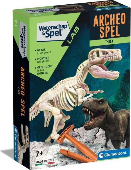 Actual product image Clementoni Science & Play Archaeological Game - T-Rex Fluo