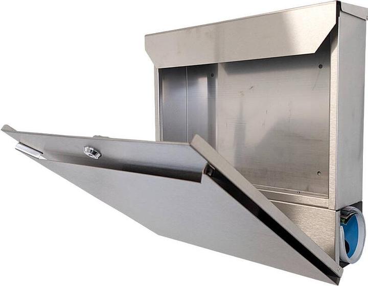 Actual product image SafePost 800 Design letterbox stainless steel