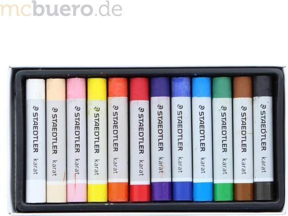 Actual product image Staedtler 2420 Oil pastel crayon cardboard box with 12 pieces, assorted (Sorted, 1 x)