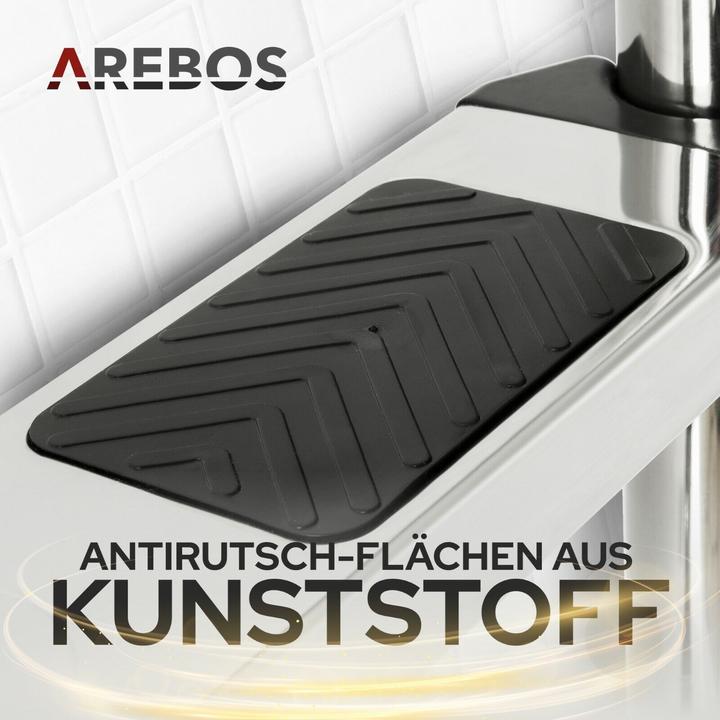 Actual product image Arebos Stainless steel pool ladder