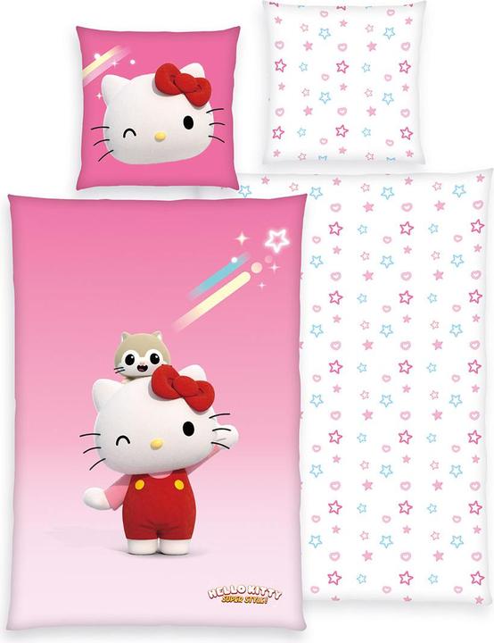 Herding Hello Kitty Literie Hello Kitty-Super Style 135 x 200 cm / 80 x 80 cm