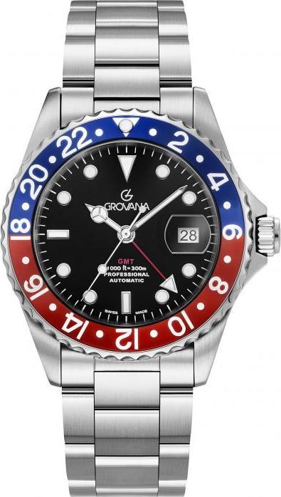 Grovana Key West GMT-Kollektion – Schweizer Automatikuhr (Swiss Made)