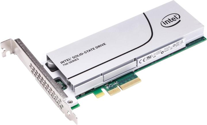 Produktbild Intel SSD 750 Series, NVMe (400 GB, PCI-Express)
