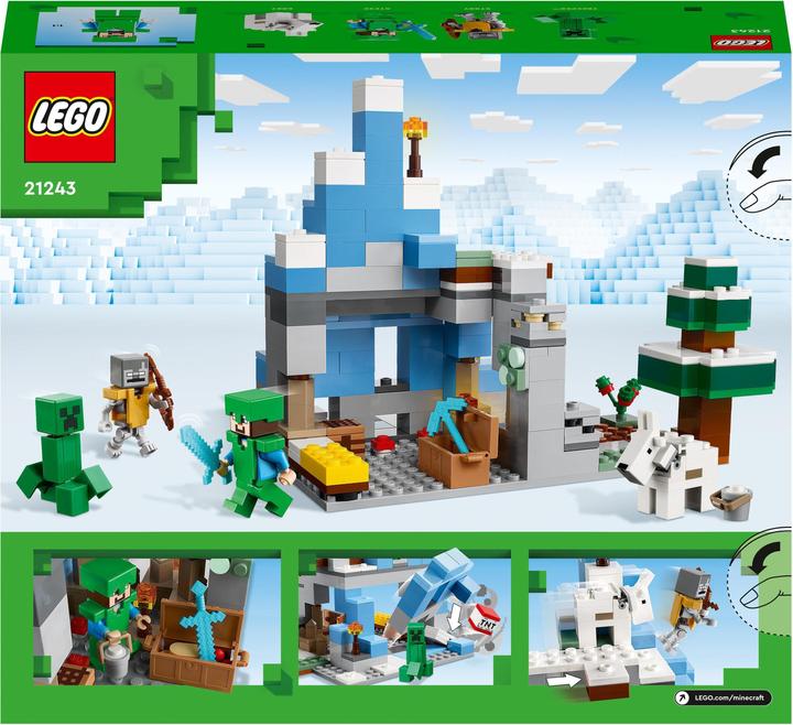 Produktbild LEGO Die Vereisten Gipfel (21243, LEGO Minecraft)