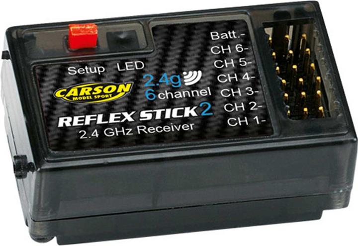 Actual product image Carson 6-channel receiver model sports
