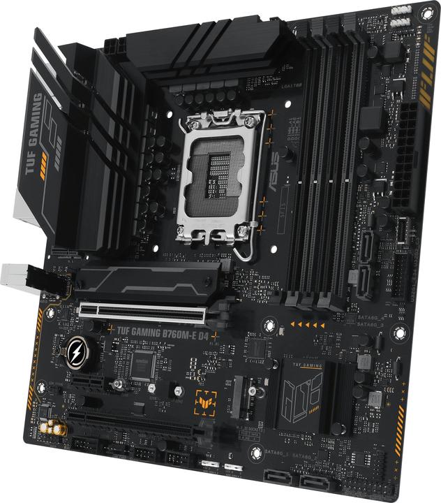 Actual product image ASUS TUF GAMING B760M-E D4 (LGA 1700, Intel B760, mATX)