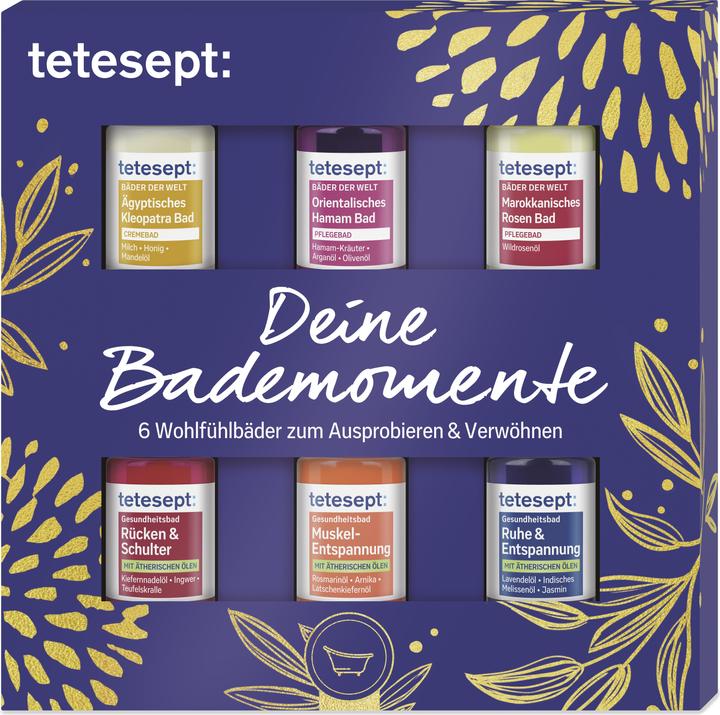 Tetesept Geschenkset Bademomente (120 ml, Badeöl)