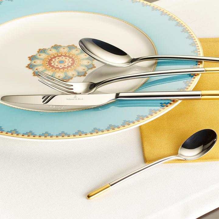 Image du produit Villeroy & Boch Couverts de table 24 pcs. Ella partiellement doré (24 pièce(s), Set de couverts)