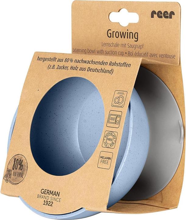 Produktbild Reer Growing Bowl mit Saugnapf blau