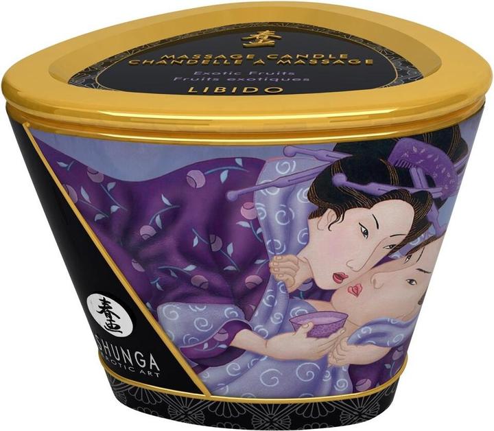 Productafbeelding Shunga Massagekaars Libido Exotische Vruchten (200 ml)