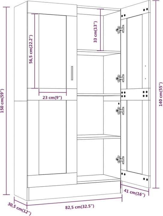Immagine prodotto VidaXL Gizela (82,5 x 30,5 x 150 cm)