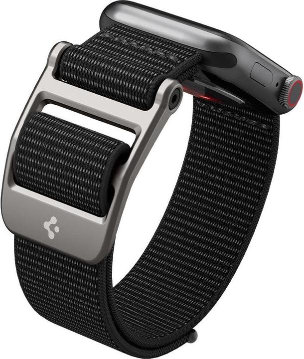 Actual product image Spigen Durapro Flex band for Apple Watch 4 / 5 / 6 / 7 / SE (42 / 44 / 45 mm) black (42 mm, 44 mm, 45 mm, Nylon)