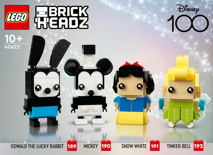 Actual product image LEGO BrickHeadz - 100th Disney Anniversary (40622, LEGO Brickheadz)