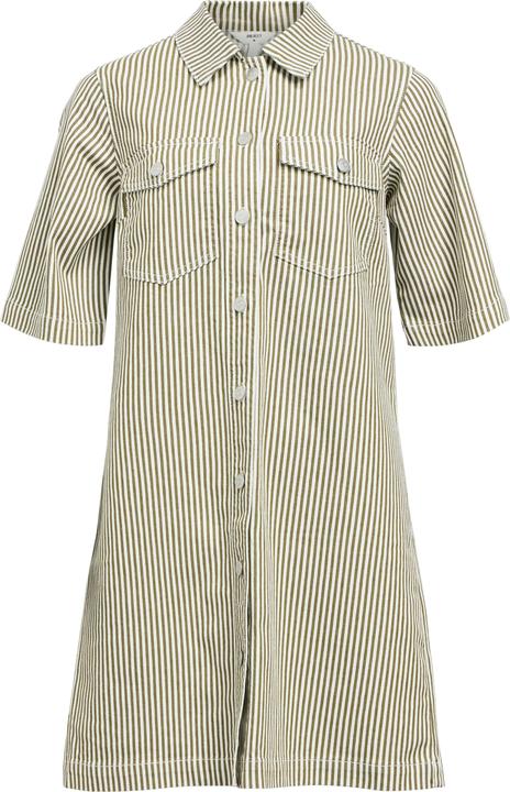 Object Streifen Jeanskleid
