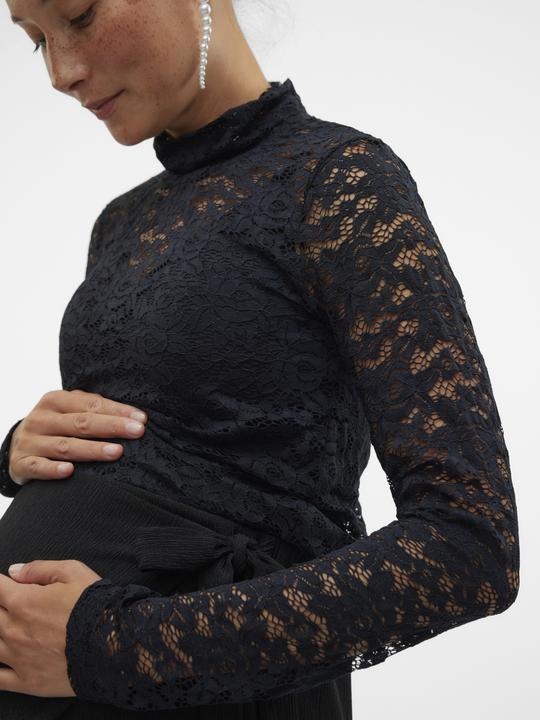 Produktbild Mamalicious Normal geschnitten Hoch geschlossen Top Bluse (L)
