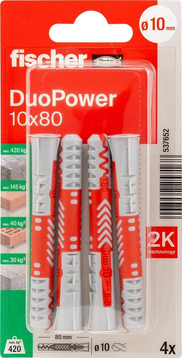 Produktbild Fischer DuoPower (4 Stk.)