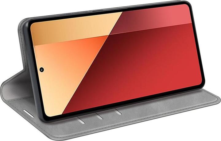 Actual product image Cover-Discount Poco M6 Pro / Redmi Note 13 Pro 4G - Stand Case grey (Xiaomi Redmi Note 13 Pro 4G)