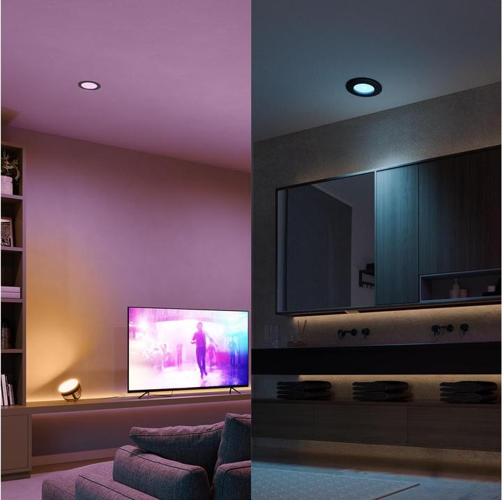 Actual product image Philips Hue White & Color Ambiance Slim Recessed (650 lm)