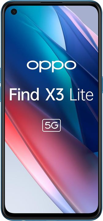 Produktbild OPPO Find X3 Lite (128 GB, Astral Blue, 6.40", Dual SIM, 65 Mpx, 5G)