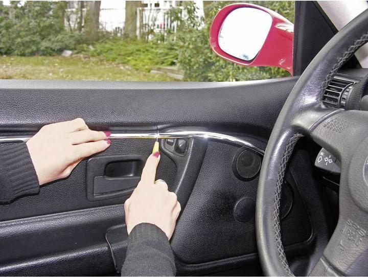 Image du produit EAL 30182 Baguette décorative automobile chromée L x l 2.45 m 21 mm