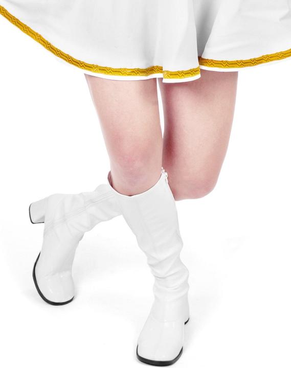 Produktbild Pleaser Schmalschaft Stiefel Stretchlack weiss