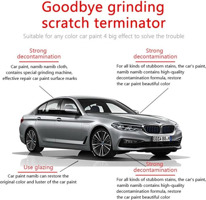 Produktbild König Design 2er Pack Auto Kratzer Reparatur Nano Sparkle Tuch für Auto Kratzer Entfernen