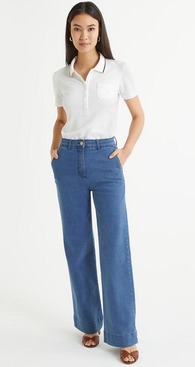 Produktbild Anne Weyburn T-Shirt mit Polokragen (40)