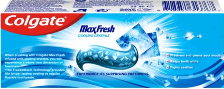 Image du produit Colgate Max Fresh Cooling Crystals, format voyage (20 ml)