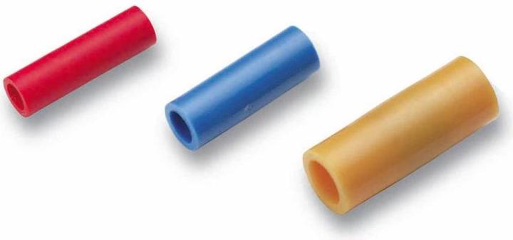 Actual product image Cimco Parallel connector, insulated, 1.5-2.5 qmm, blue, with insulating sleeve made of polyethylene