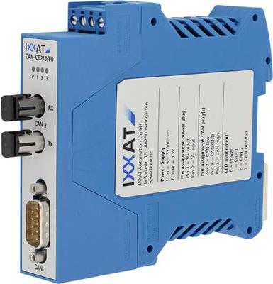 Actual product image HMS CAN converter bus D-SUB9 fiber optic F-ST Ixxat 1.01.0068.46010 Operating voltage -