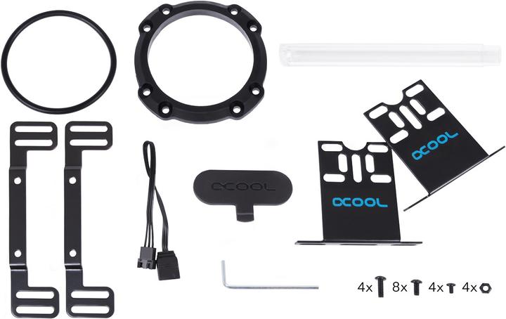 Actual product image Alphacool Aurora D5 Universal Water Cooling Reservoir Black