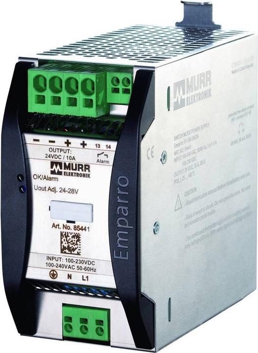 Produktbild Murr Elektronik Hutschienen-Netzteil DIN-Rail 28 V/DC 10 A 1 x