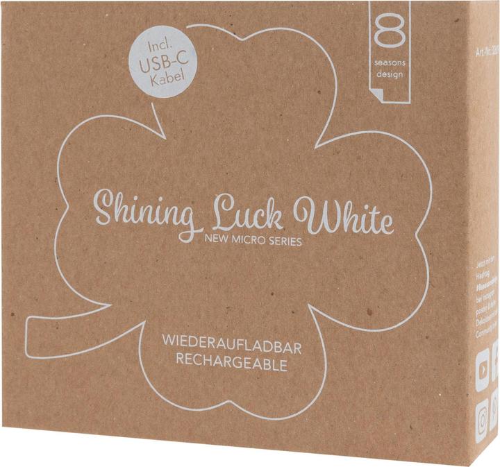 Immagine prodotto 8 seasons design Motif Light Shining Luck Micro S, Bianco (110 lm)